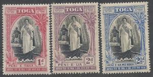 TONGA 1938 QUEEN 20TH ANNIV SET