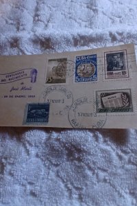 Cuba.1953.CENTENARIO DEL NACIMIENTO DE JOSE MARTI-FDC #4