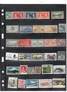 NEW ZEALAND COLLECTION ON STOCK SHEET, MINT/USED