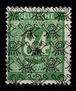 Germany [British/US Zone] 1948 Optd. Mult. Posthorns, 84pf [Unused]