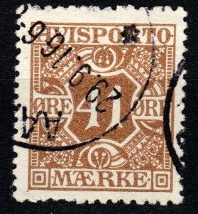 Denmark #P19  F-VF Used CV $5.75 (X8951)