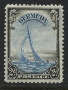 Bermuda 1938 2d brown black & turquoise blue mint o.g.