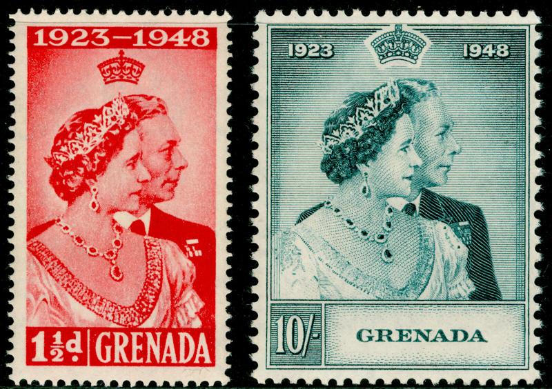 GRENADA SG166-167, COMPLETE SET, NH MINT. Cat £24. RSW.