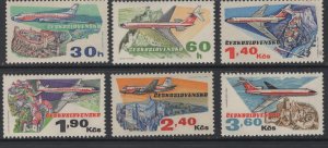 CZECHOSLOVAKIA C77-C82   MNH   SET