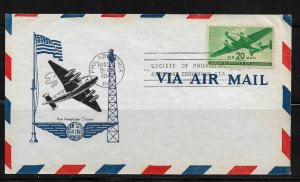 US 1941 Air mail 20c Cachet Cover,Very Fine/Extremely Fine !!