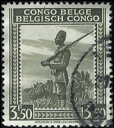 BELGIAN CONGO   #201 USED (6)