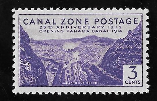 CANAL ZONE 122 3 cents 25th Anniversary Stamp Mint OG NH VF