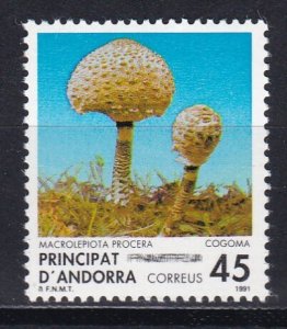 Spanish Andorra, Mushrooms MNH / 1991