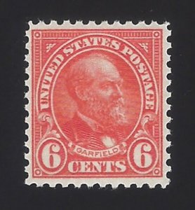 US #558 1922-25 Red Orange Unwmk Perf 11 MNH VF Scv $75