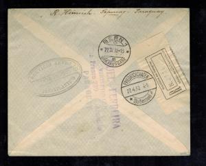 1932 Paraguay Graf Zeppelin Cover to Bern Switzerland  LZ 127