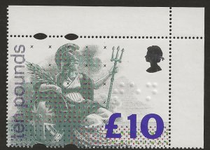GB 1479 1993   10 pound  vf mint nh