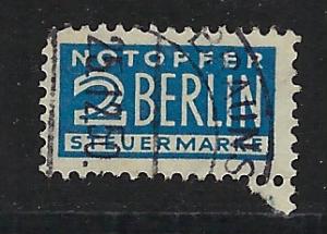 Germany AM Post Scott # RA6, used, perf 14, Mi 8