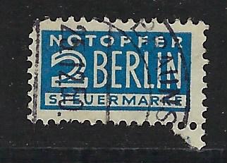 Germany AM Post Scott # RA6, used, perf 14, Mi 8