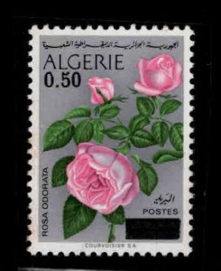 ALGERIA Scott 531 MNH** 1975 surcharged rose flower stamp