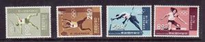 Taiwan-ROC-Sc#1578-81-Unused NH set-Sports-Olympic Games-Mexico City-1968-