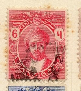 Zanzibar 1913 Early Issue Fine Used 6c. NW-180144