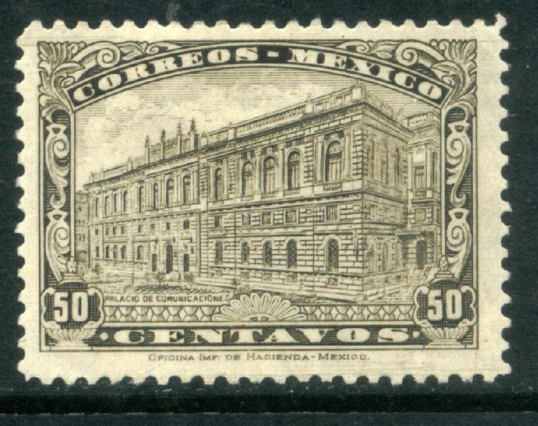 MEXICO 648, 50cents COMMUNICATIONS BLDG. MINT, NH. F-VF.