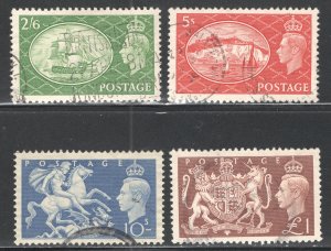 Great Britain 286-289  VF, Used,   CV $25.00  ......   2480354