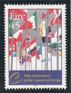 Ireland 1999 MNH Scott #1180 45p Flags Council of Europe