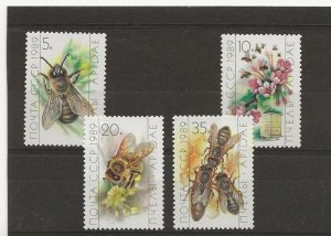 Russia 1989 Honey Bees set of 4 sg.5996-9   MNH