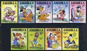 Anguilla 1981 Easter complete set of 9 showing Disney cha...