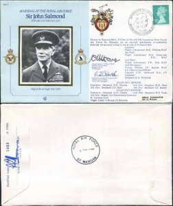 CDM3a RAF COMMANDERS SERIES John Salmond Signed Capt Moore and Wg Cdr Colver (F)