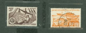 St. Pierre & Miquelon #336-37 Used Single (Complete Set)