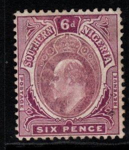 SOUTHERN NIGERIA SG39a 1911 6d DULL PURPLE & BRIGHT PURPLE MTD MINT