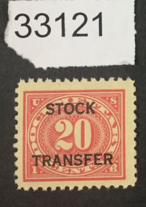 US STAMPS  #RD6 MINT OG NH LOT #33121