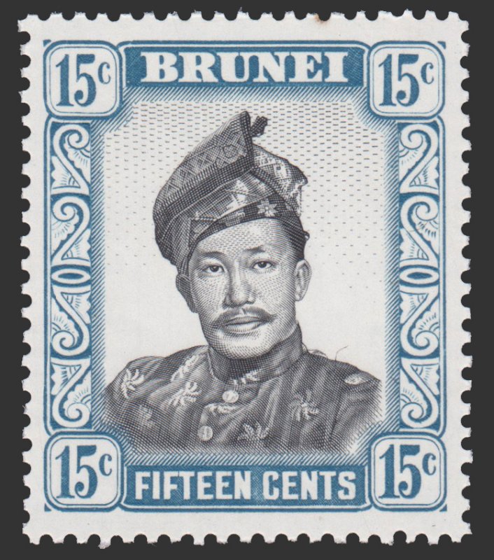 BRUNEI YEAR 1952 SCOTT # 91. UNUSED.