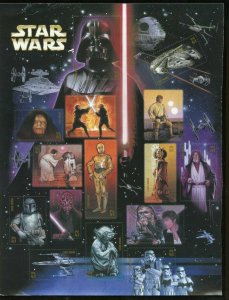 UNITED STATES  SCOTT  4143 STAR WARS SHEET MINT NH
