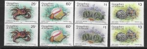 St. Vincent Grenadines 472-5 MNH Crabs set cpl. X 10 vf. 2022 CV $ 17.50