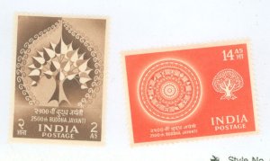 India #272-3 Mint (NH) Single (Complete Set)