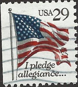 # 2593B USED FLAG AND PLEDGE OF ALEGANCE