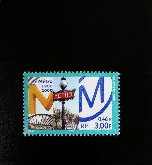 1999 France Paris Metro, Centenary Scott 2747 Mint F/VF NH