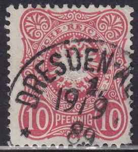 Germany 39 USED 1880 Numeral Issue 10Pf