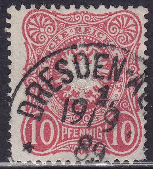 Germany 39 USED 1880 Numeral Issue 10Pf