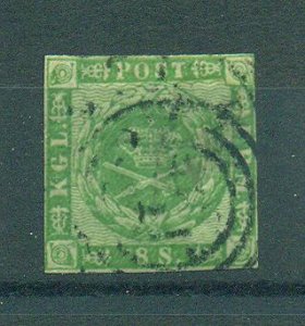 Denmark sc# 8 (2) used cat value $32.50