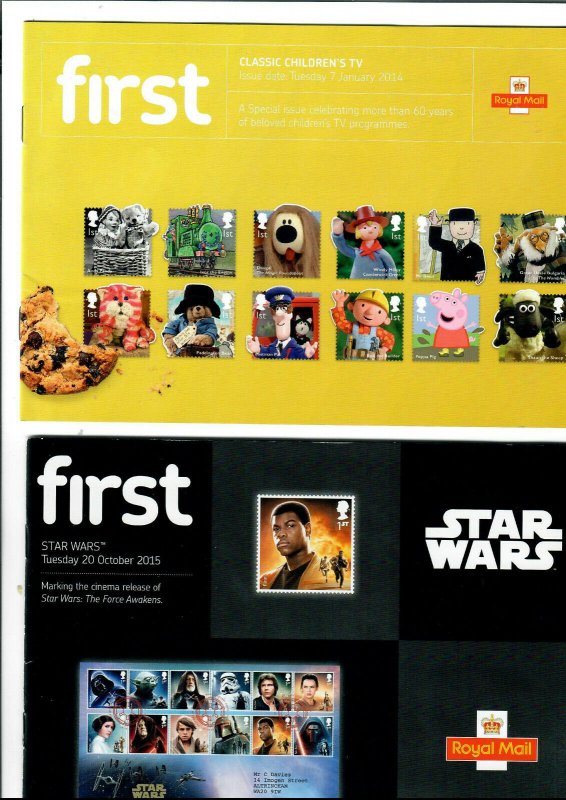 GB FIRST PAMPHLETS STAR WARS AND CHILDREN'S TV