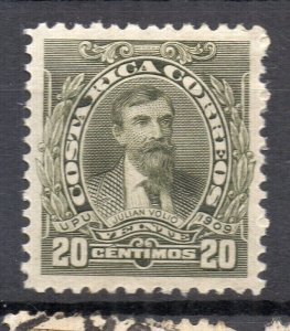 Costa Rica 1907 Early Issue Fine Mint Hinged 20c. NW-231975