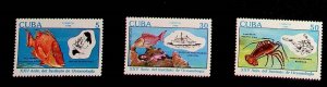 CENTRAL AMERICA Sc 3225-7 NH ISSUE OF 1990 - SEA LIFE -OCEAN RESEARCH - (AS24)