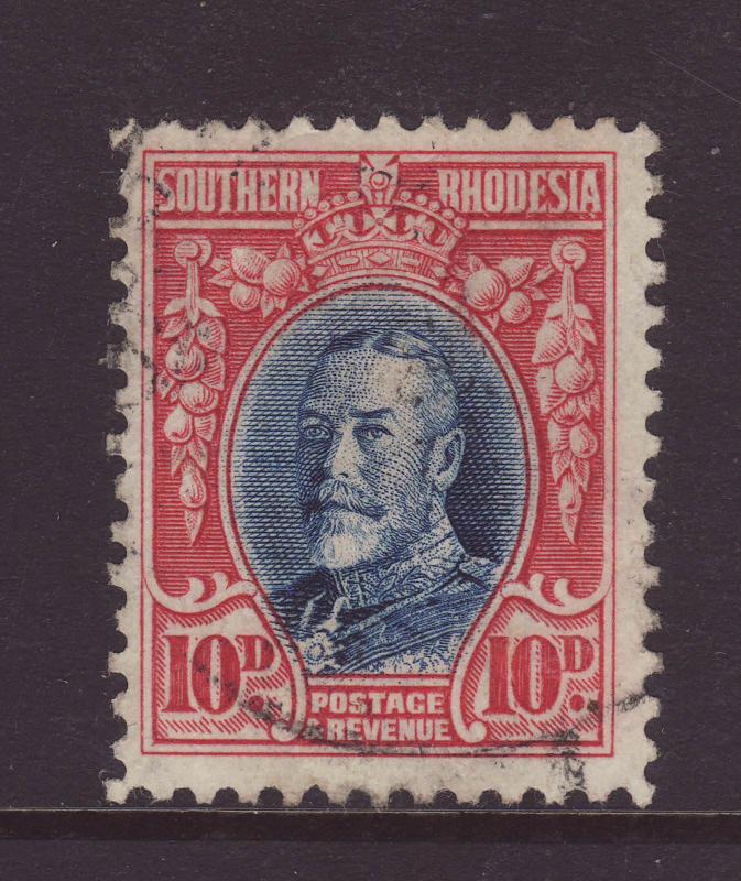 1931 Southern Rhodesia 10d Perf 12 Fine Used SG22