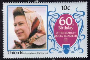 St Vincent Grenadines Union Island 213 Queen Elizabeth II MNH VF