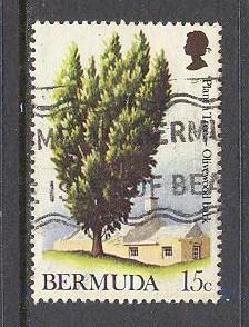 BERMUDA Sc# 299 USED FVF Olivewood Tree