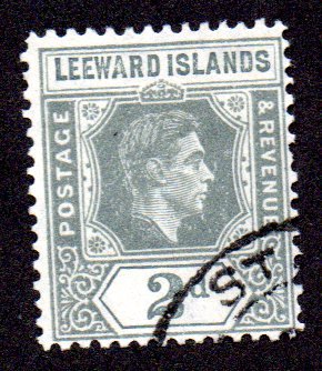 LEEWARD ISLANDS 107a USED SCV $3.75 BIN $1.50 ROYALTY