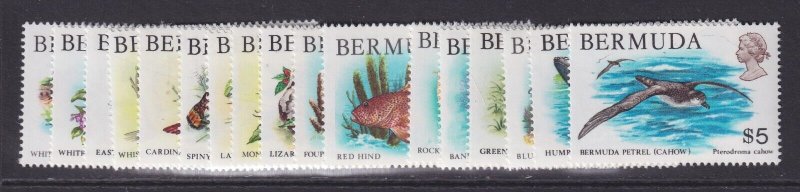 Bermuda, Scott 363-379, MNH