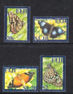 Fiji 1165-1168, MNH, Insects  Butterfly 2007 x28325