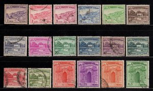 Pakistan 1963 - 1970 Sc 129b - 140a & 200 - 203 Full Set Used F-VF