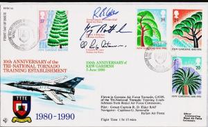 Great Britain. FDC.1990.Special Flight Cover.Signed by Pilots. Fine Used