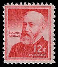 U.S. #1045 MNH; 12c Benjamin Harrison (1959)